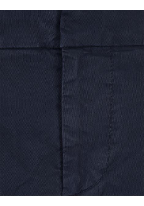 Pantaloni Gaubert Slim Chino In Gabardina Manopesca Blu DONDUP | UP235-GSE046 IZ1866